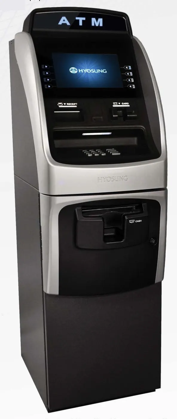Nautilus Hyosung NH-2700CE retail ATM, front three-quarter view