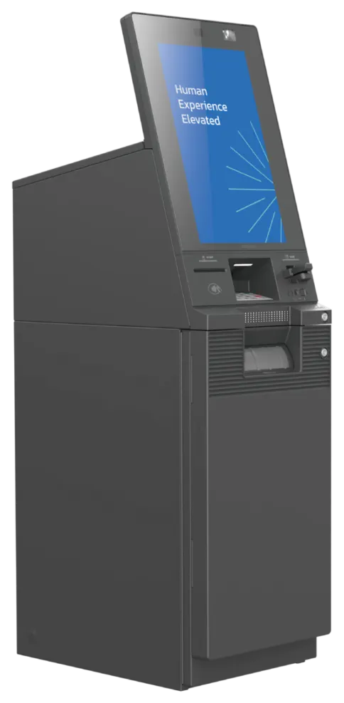 Hyosung 4L retail cash recycling ATM, front three-quarter view